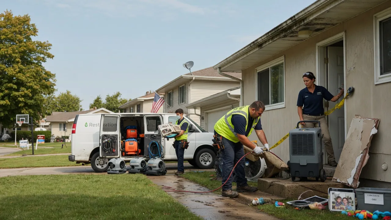 Water Damage Restoration in South Pekin, IL near me